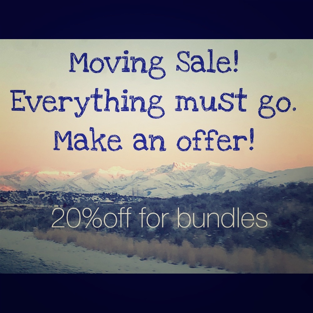 Moving sale!